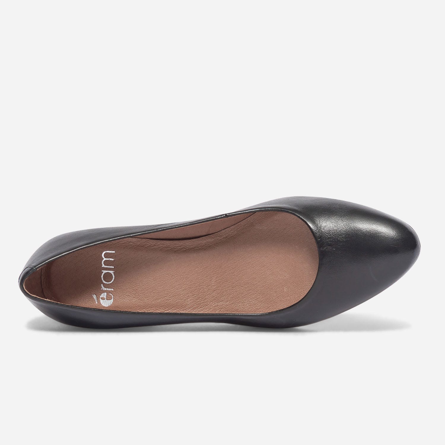 Escarpin éco-conçu noir en cuir