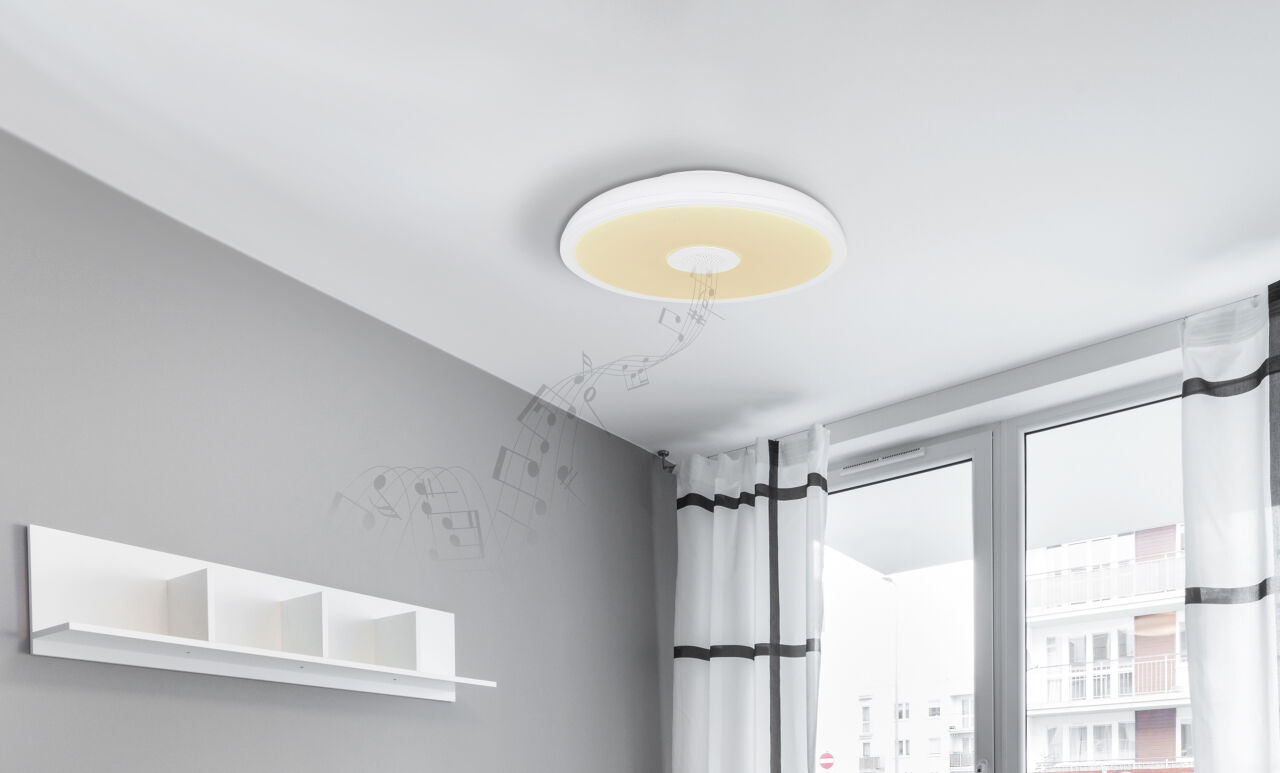 Globo Lighting - RAFFY - Deckenleuchte Kunststoff weiß, LED