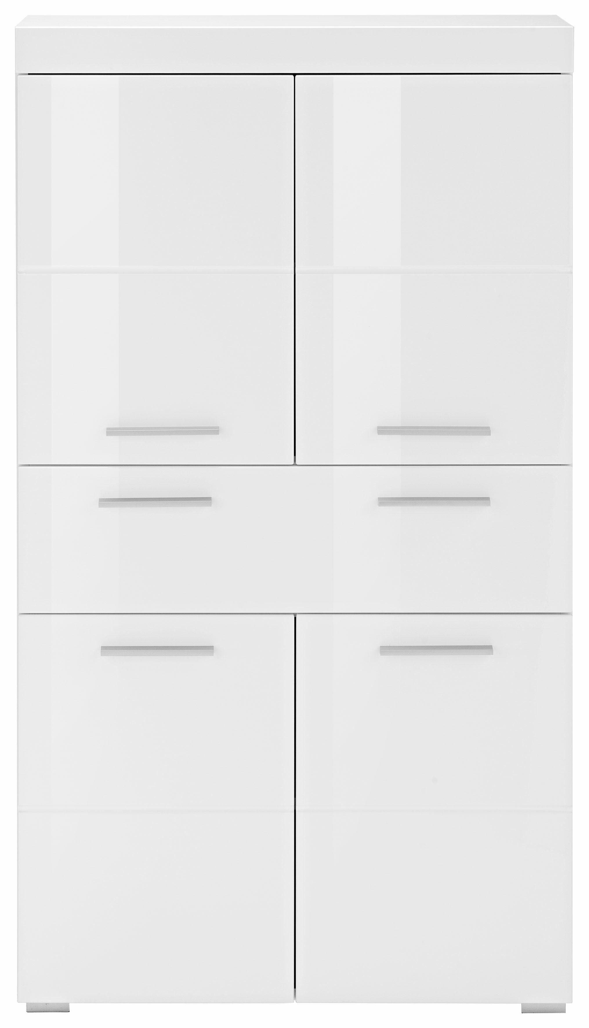INOSIGN Midischrank Avena Breite 73 cm, Badezimmerschrank mit 1 großen Schubkasten und 4 Türen