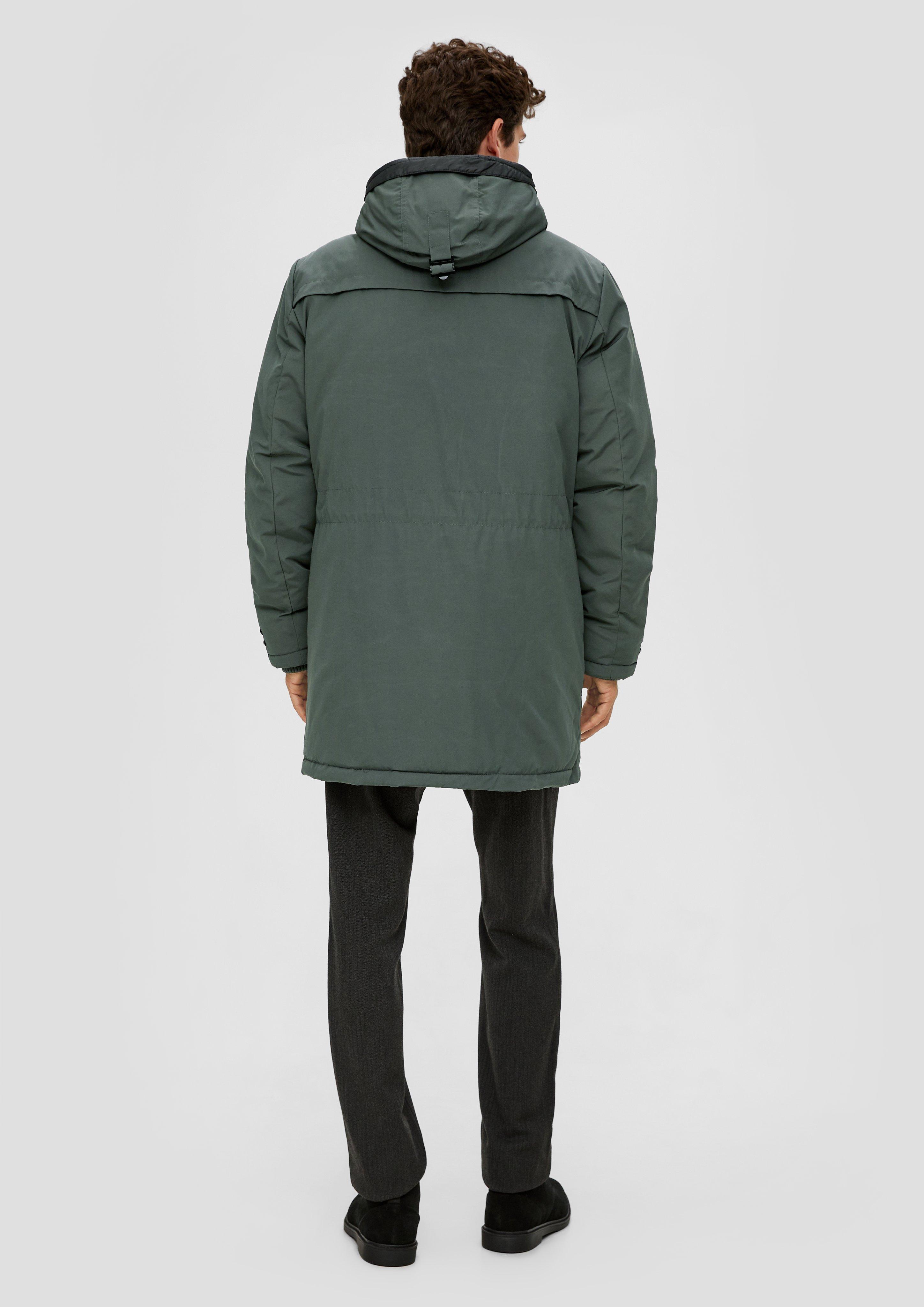 Jacke mit fixierter Kapuze  2132326-7909