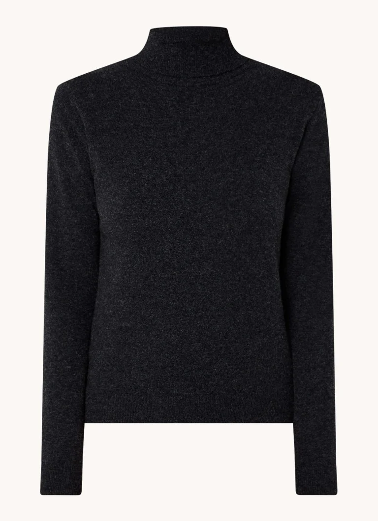 Maglione a collo alto Benetton in pregiata lana merino.