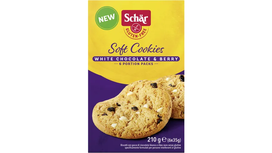 Schär Soft Cookie White Chocolate 210 g