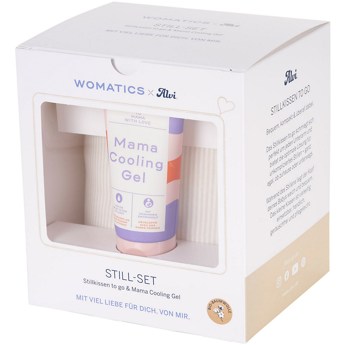 Still-Set - Womatics Mama Cooling Gel & Stillkissen to Go