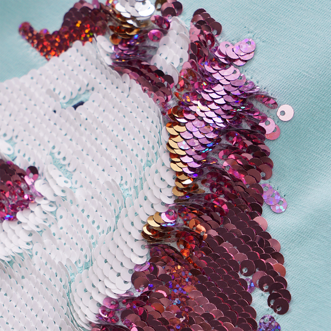 Mädchen Langarmshirt mit Wendepailletten