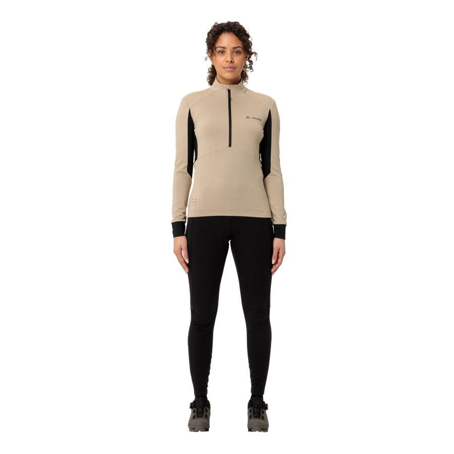 Kuro Fahrrad Half Zip Langarmshirt Damen