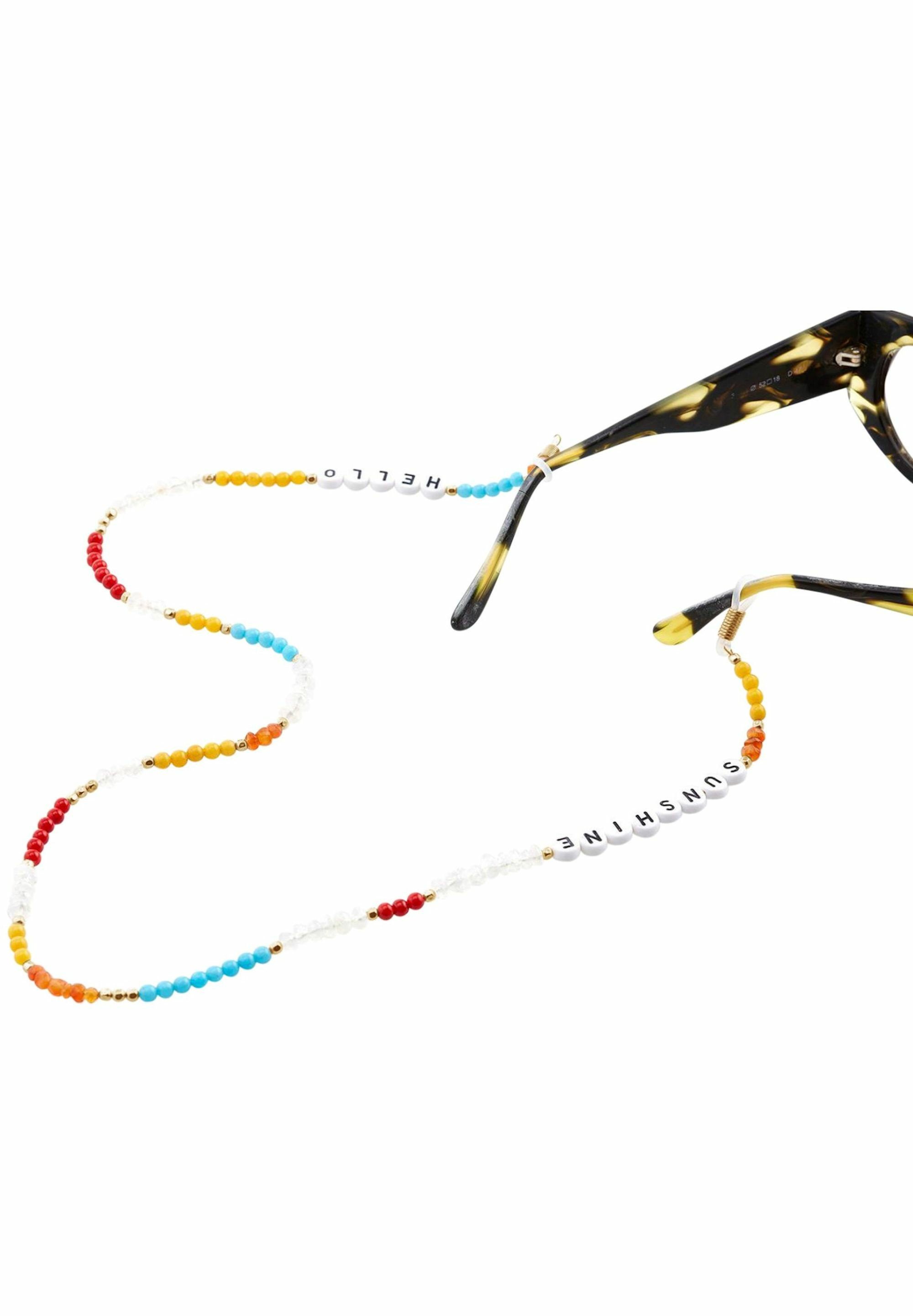 Gemshine Brillenkette Brillenkette: Sonnenbrille, Lesebrille buntee O SUNSHINE
