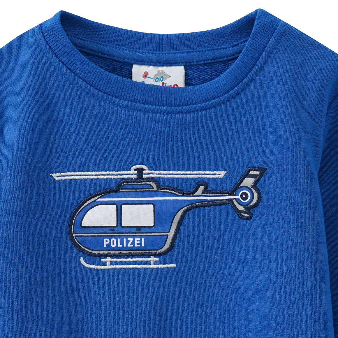 Kinder Sweatshirt mit Hubschrauber-Motiv