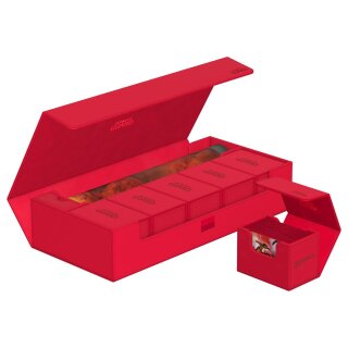 Ultimate Guard Superhive 550+ XenoSkin Monocolor Rot