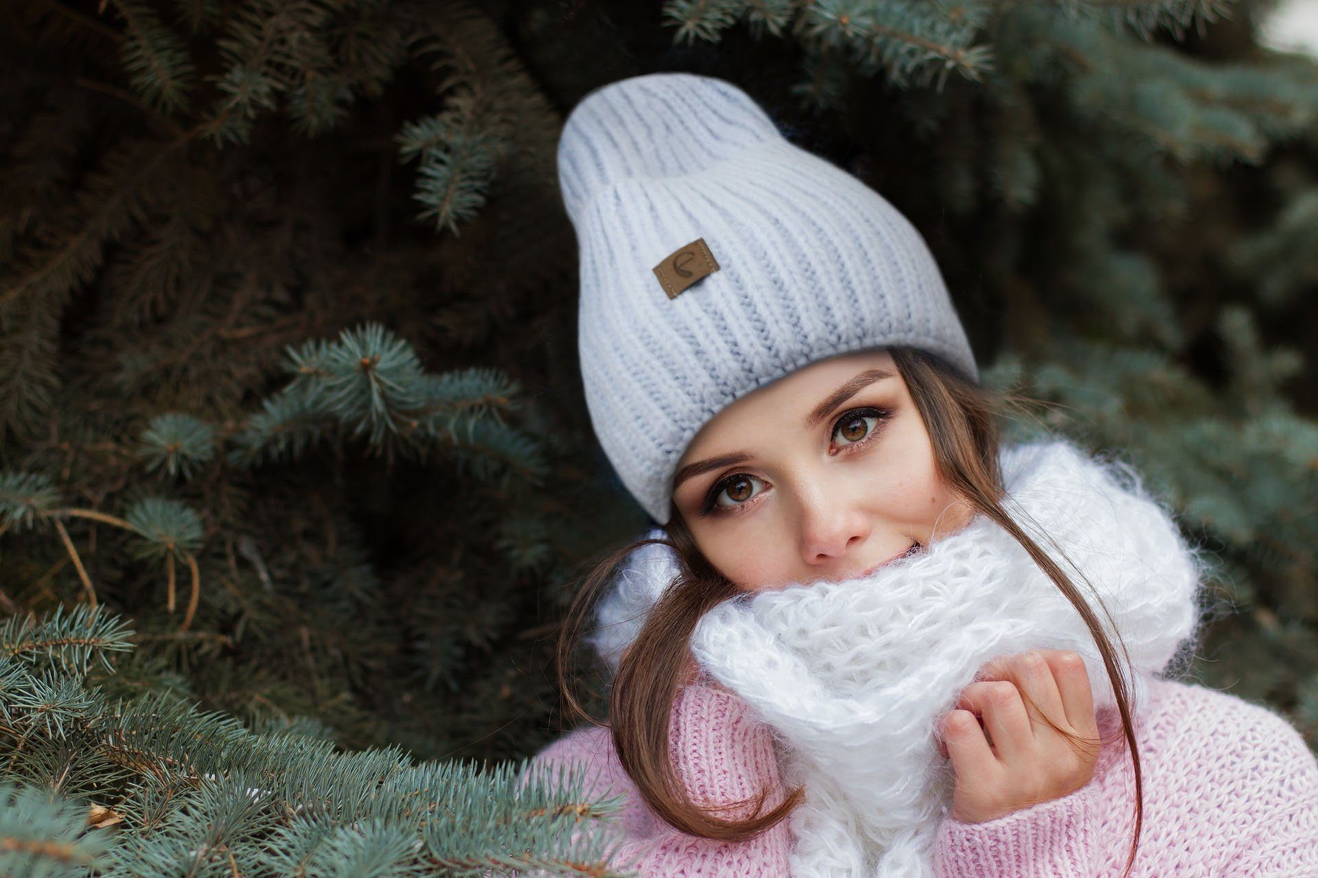 Frentree Beanie Wintermütze, Strickmütze mit angenehmen Tragegefühl, Weich & Warm, One-Size Beanie, Damen