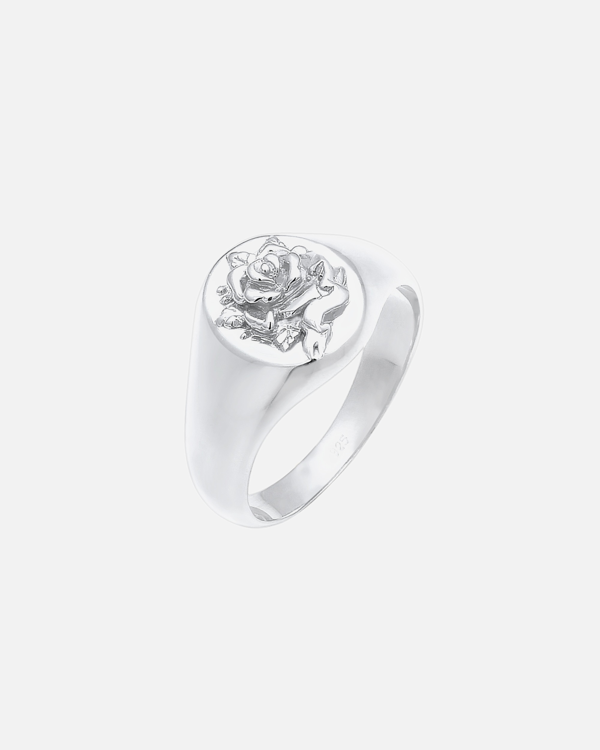 Elli Damen-Siegelring in Rosa - (925/1000) Silber
