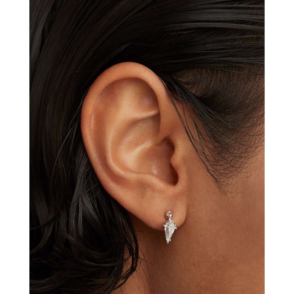 P D Paola Boucle d'oreille unique 925 Argent Boucles d'oreilles