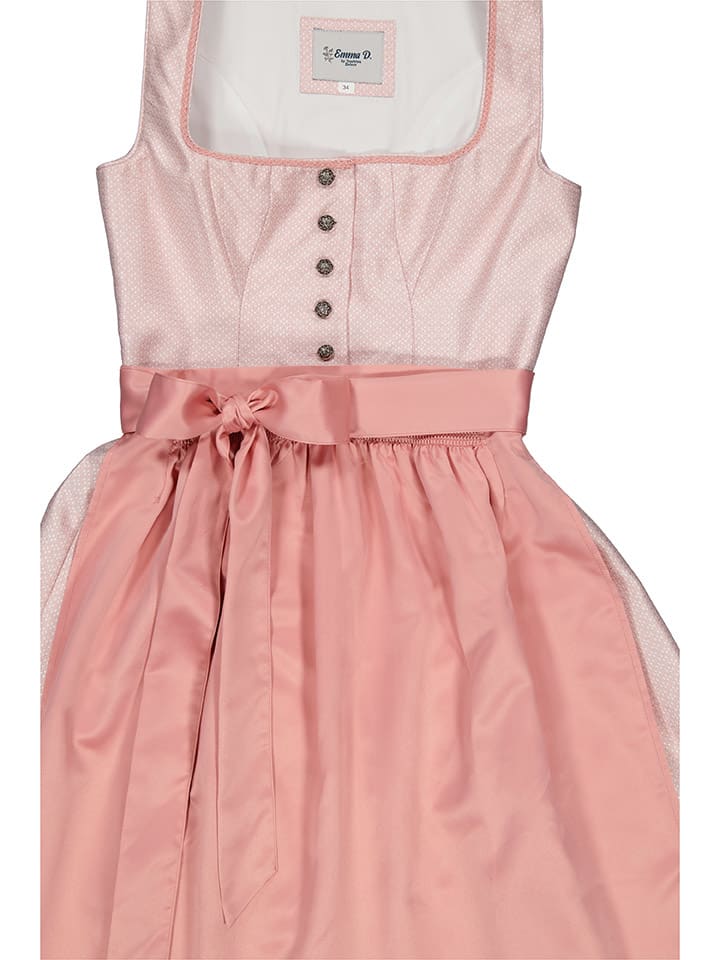 Turi Landhaus Dirndl in Rosa günstig kaufen