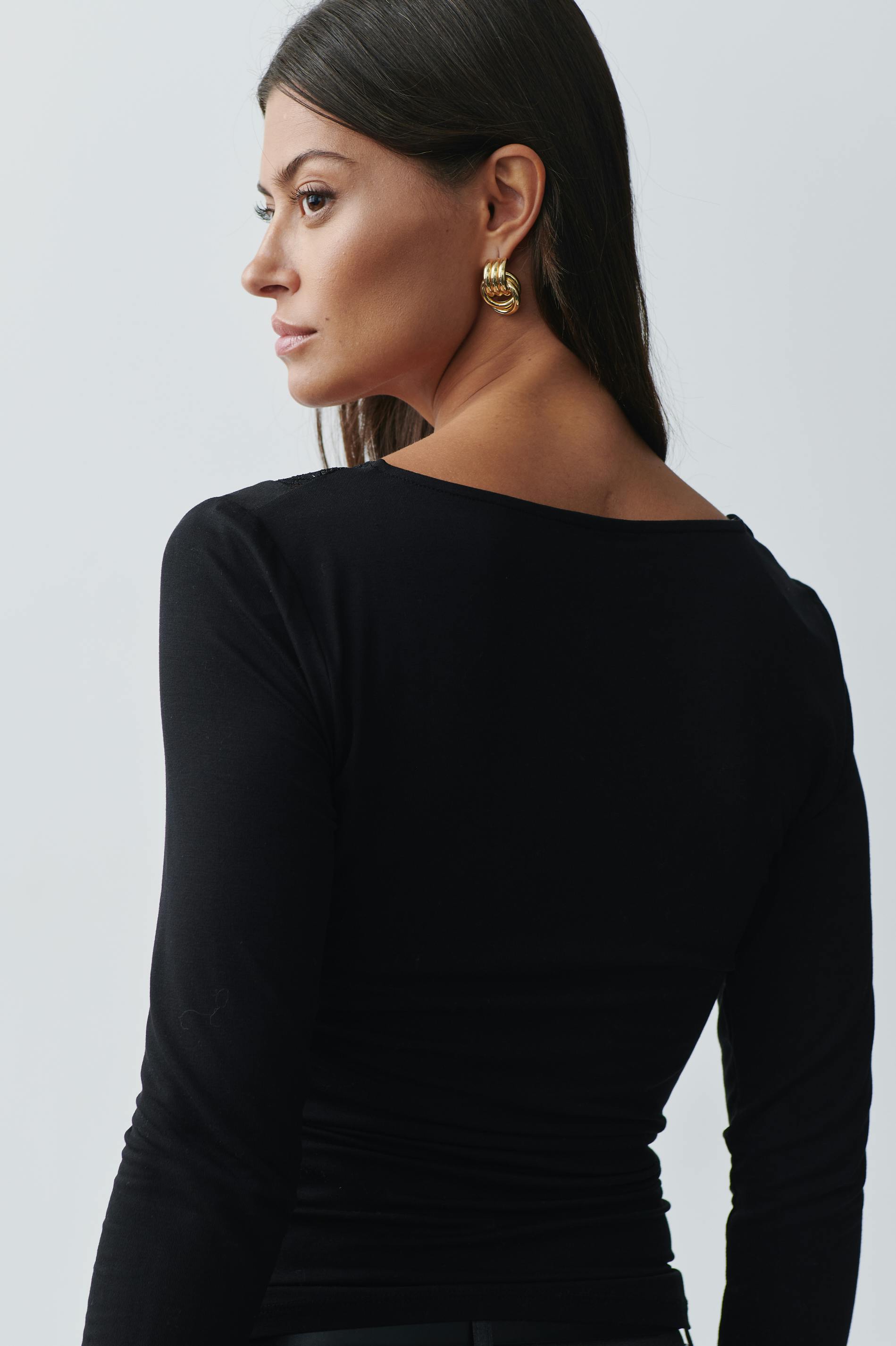 Lace detail top