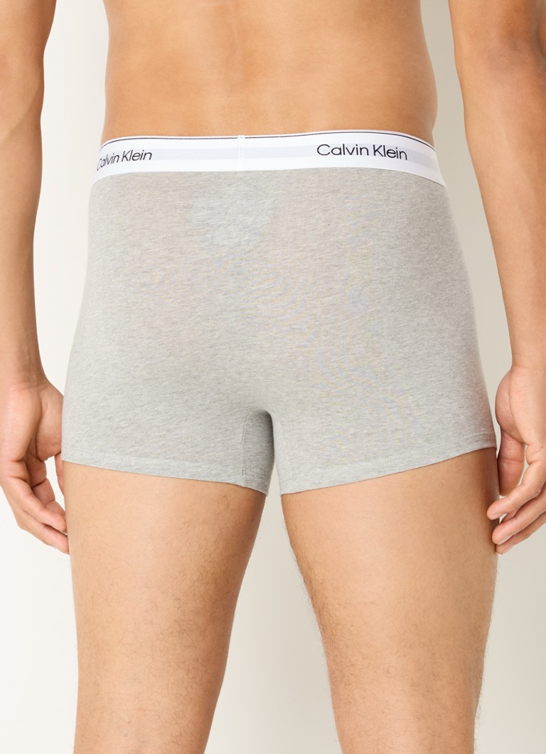 Calvin Klein logós derékpántos boxeralsó, 3 darabos kiszerelésben