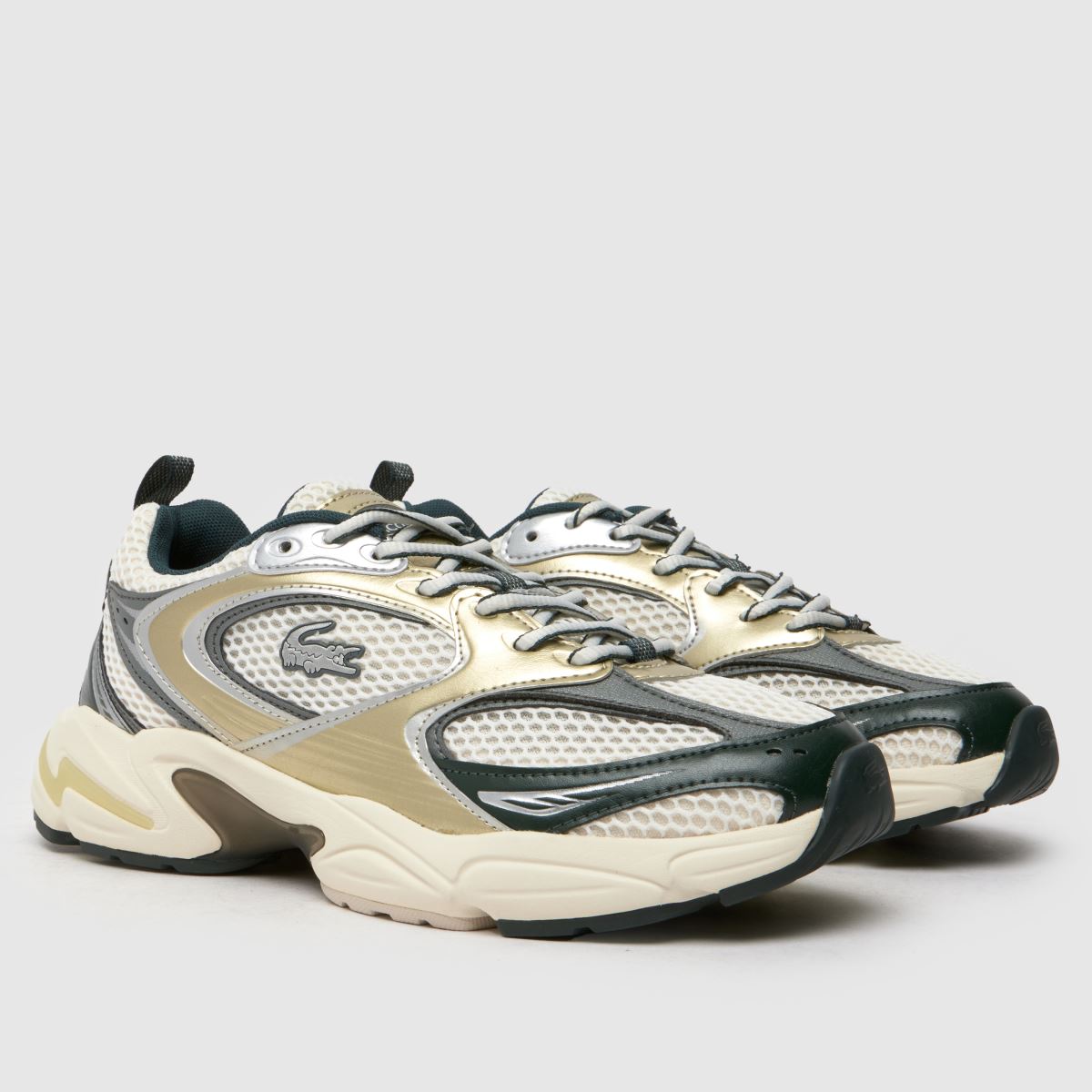 Lacoste Storm 96 2k – Vita och grå träningsskor