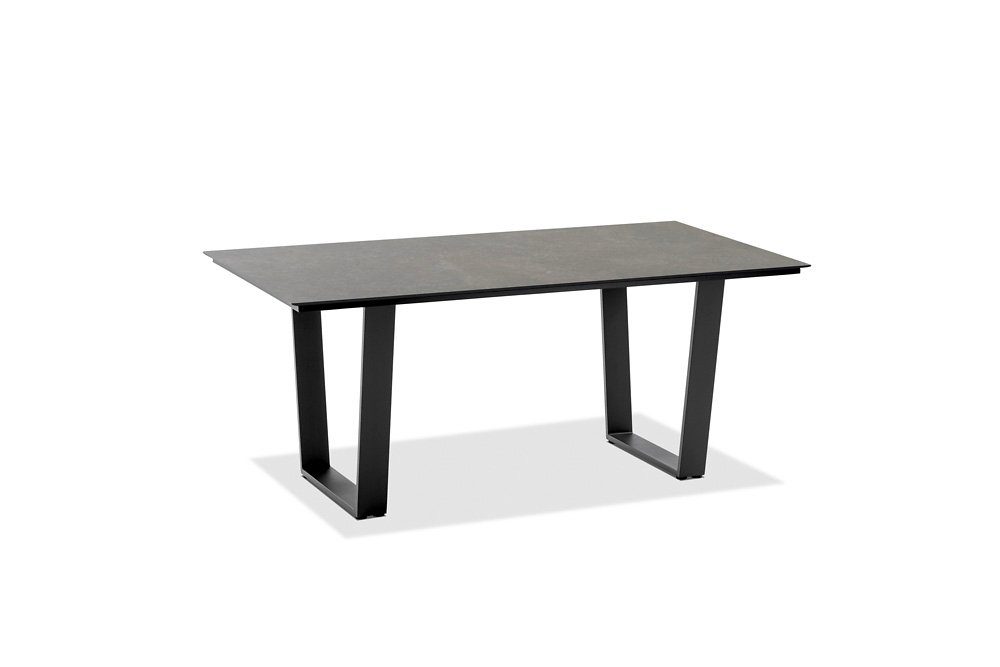NIEHOFF GARDEN Gartentisch Niehoff Noah Tisch Aluminium Trapezkufe Anthrazit/HPL (1)