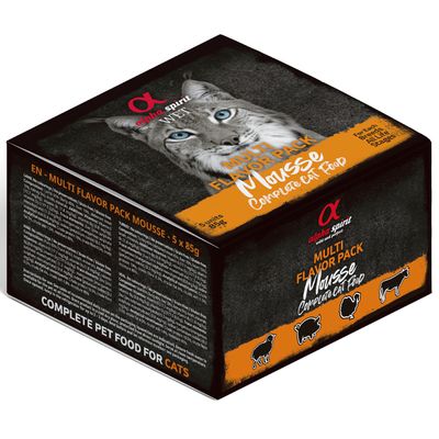 alpha spirit Multi-Flavour Pouch für Katzen