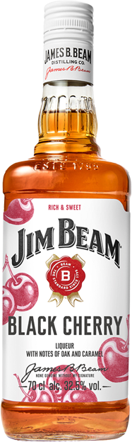 Jim Beam Black Cherry 32,5% - Bourbon Whiskey mit Kirsch-Flavor