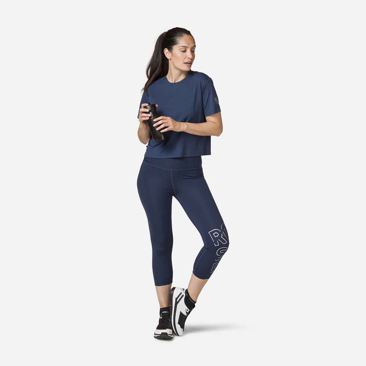 3/4-Laufhose mit Stretch für Damen