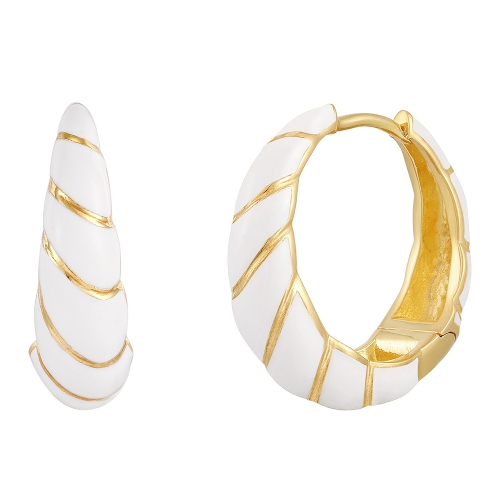 Glanzstücke München Boucles doreilles Argent sterling en Or jaune Boucles d'oreilles
