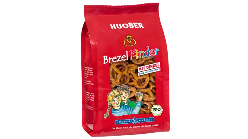 HUOBER Bio Brezel Kinder mit Dinkel 125 g