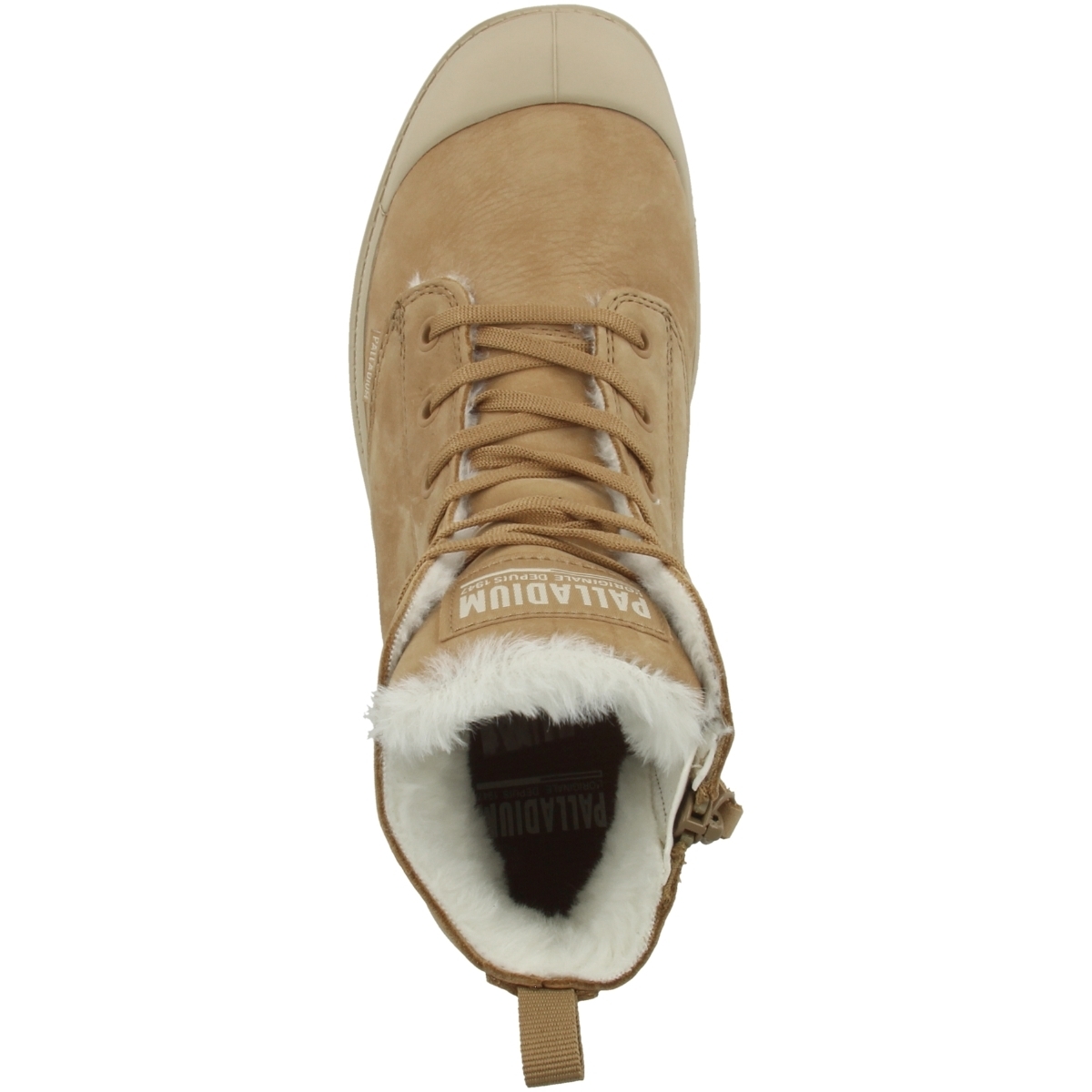 Palladium Pampa Hi Zip Wool Schnürboots braun
