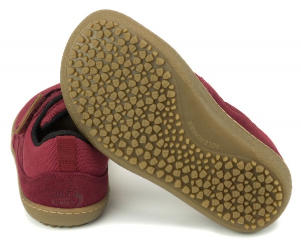 Sole Runner |k ~ Puck 2 Nubuk/Canvas ~ Red
