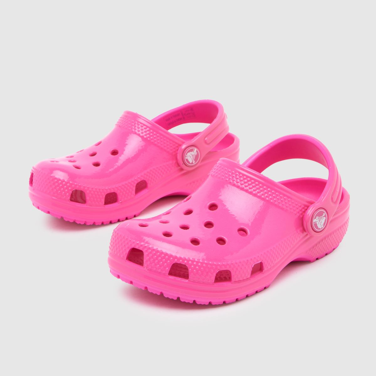 Crocs rózsaszín klasszikus magasfényű klumpa lányka kisgyermek szandál