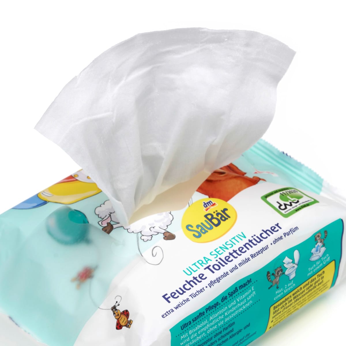 Feuchte Toilettentücher ultra sensitiv (2x60 St), 120 St