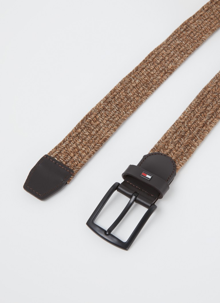 Ceinture tressée Tommy Hilfiger Denton avec détails en cuir