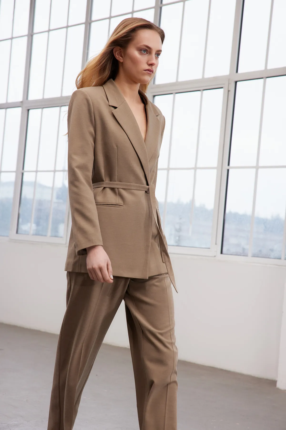 Trendyol Collection  Steingewebte Hose in limitierter Auflage TWOSS24PL00105
