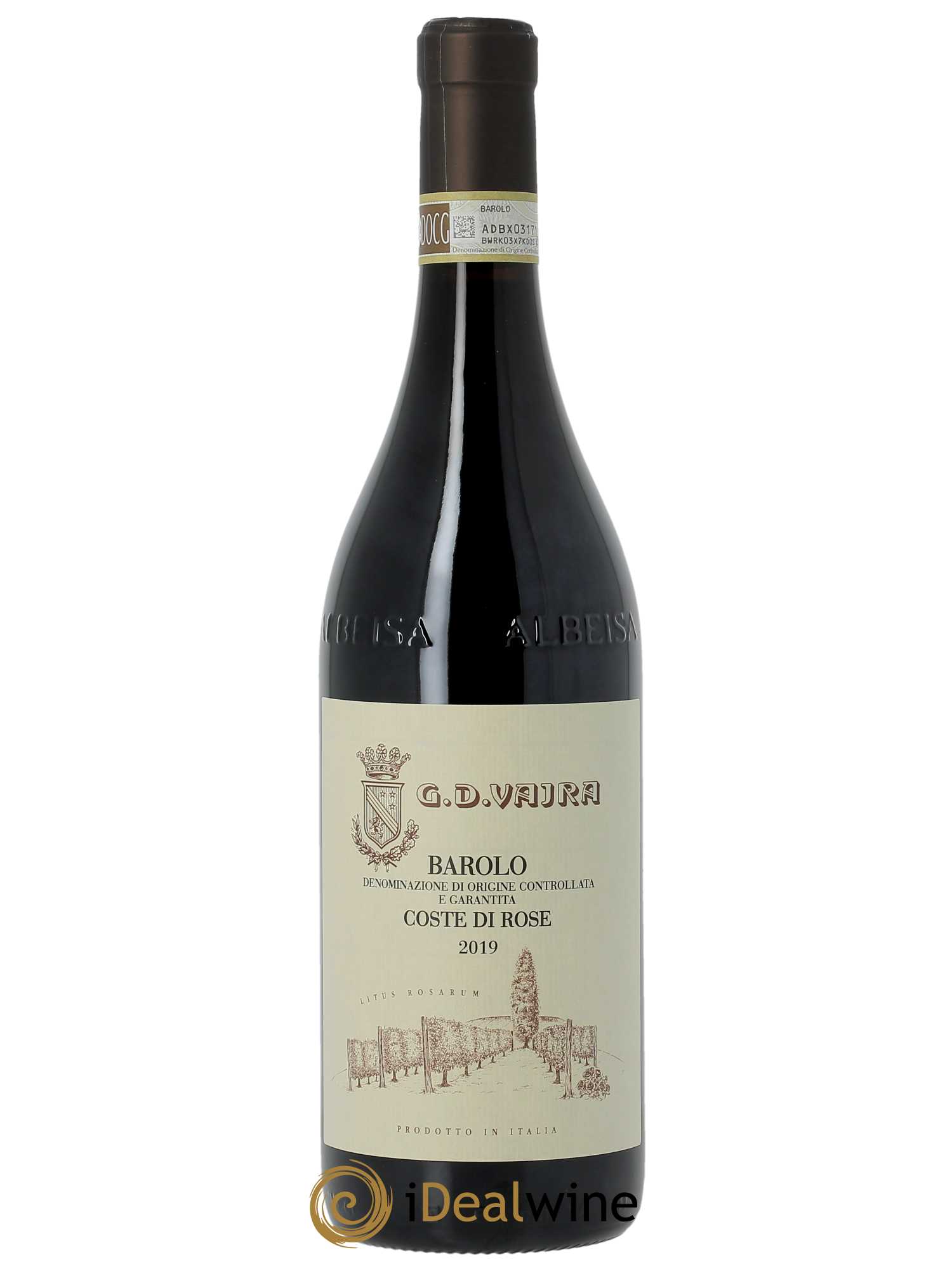 Barolo DOCG Costa di Rose G.D Vajra  2019 - Lot de 1 Bouteille