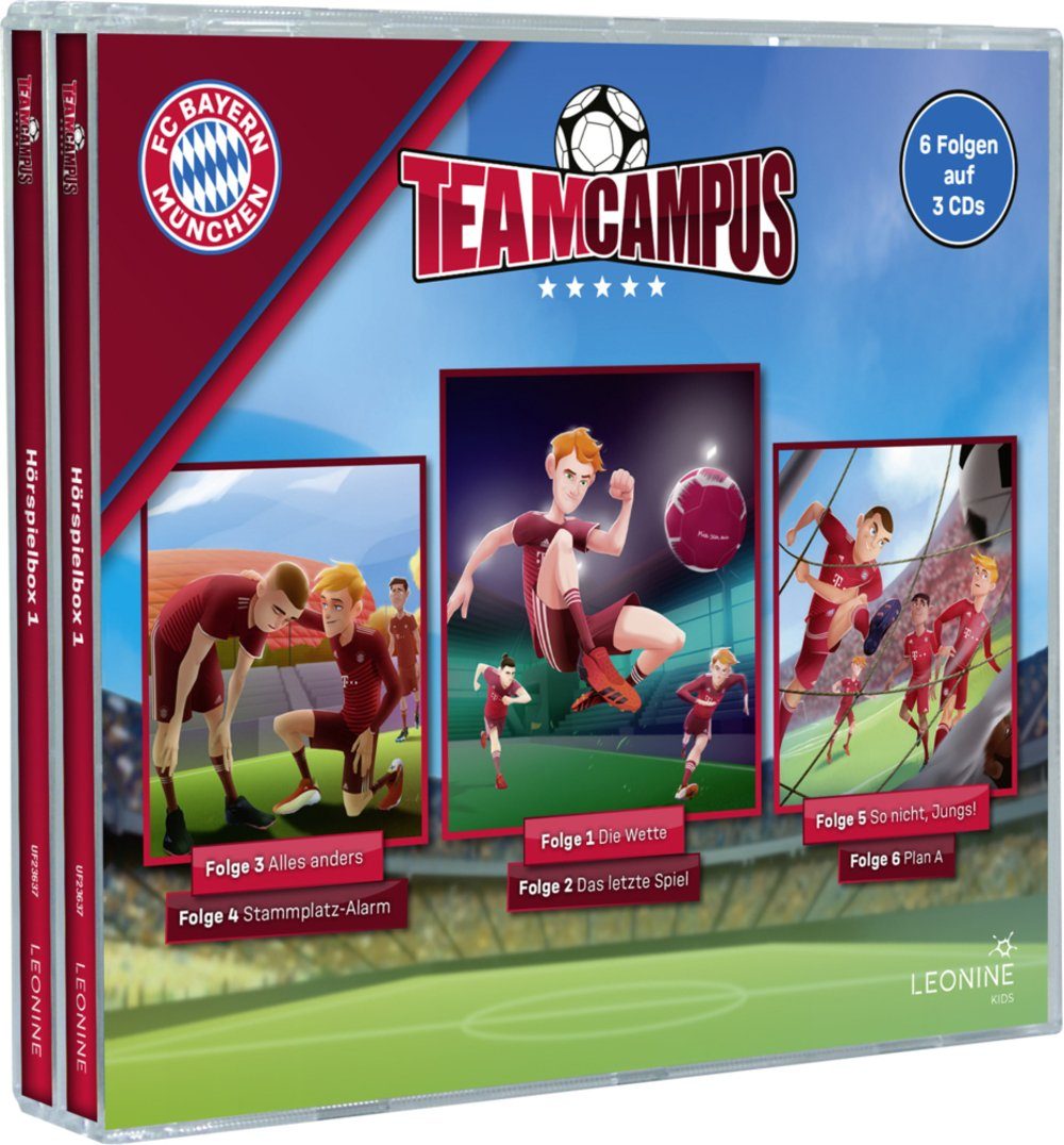 Leonine Hörspiel FC Bayern Team Campus (Fußball) Hörspielbox 1