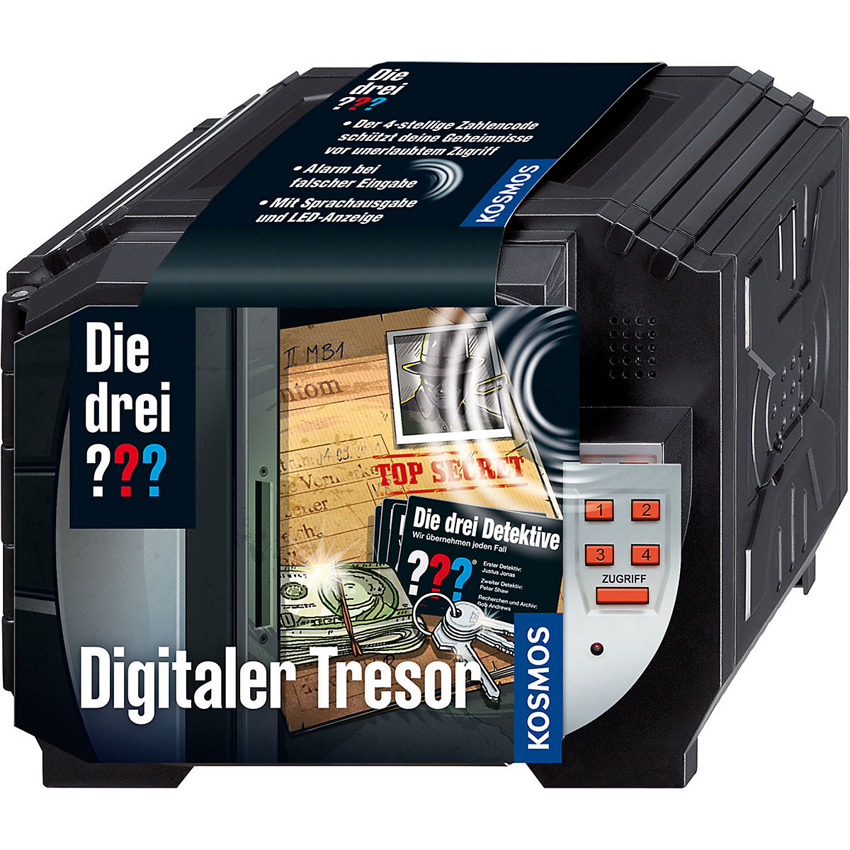 Die drei  Digitaler Tresor
