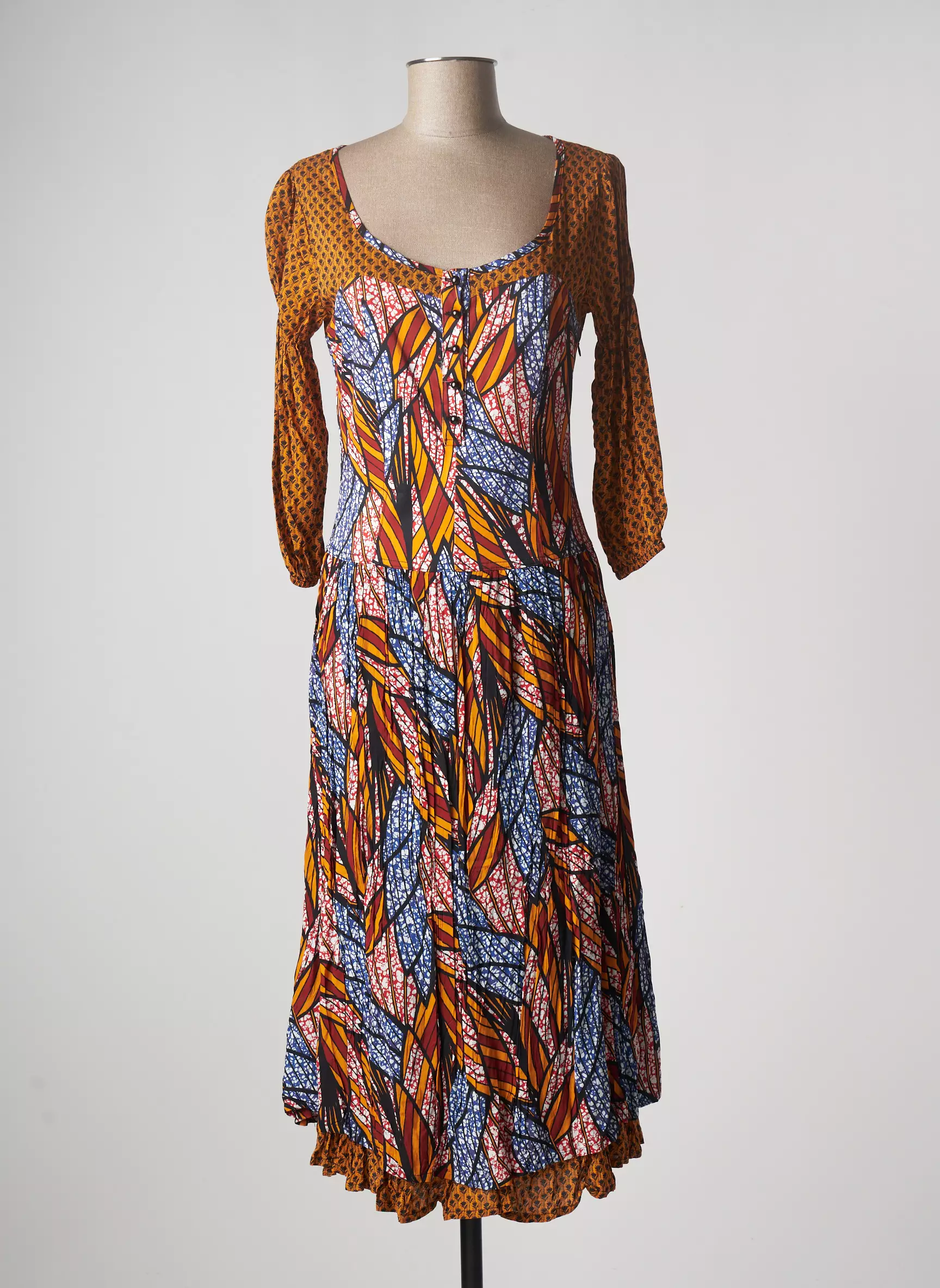Paul Brial Robes Longues Femme couleur jaune