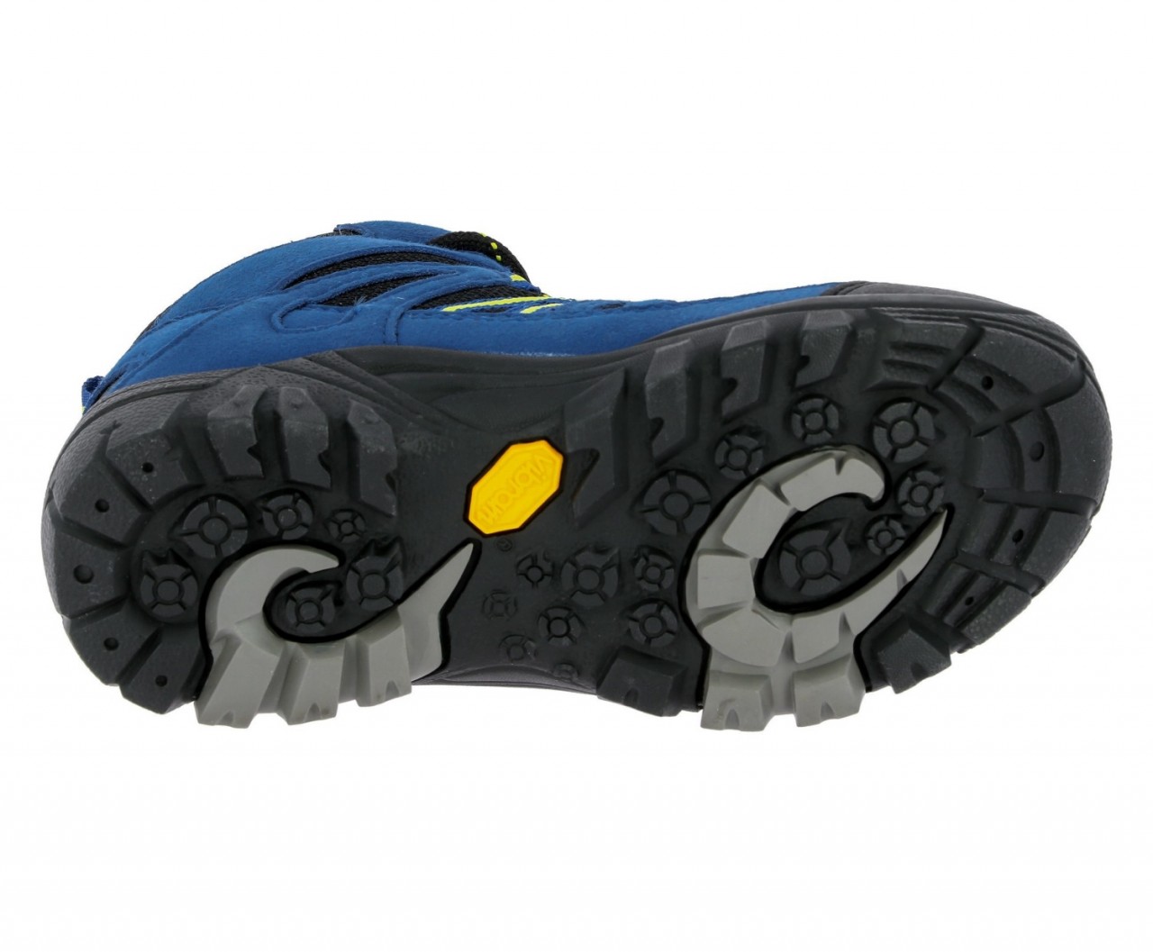 BRÜTTING Stiefel Jungen blau blau/schwarz/Lemon