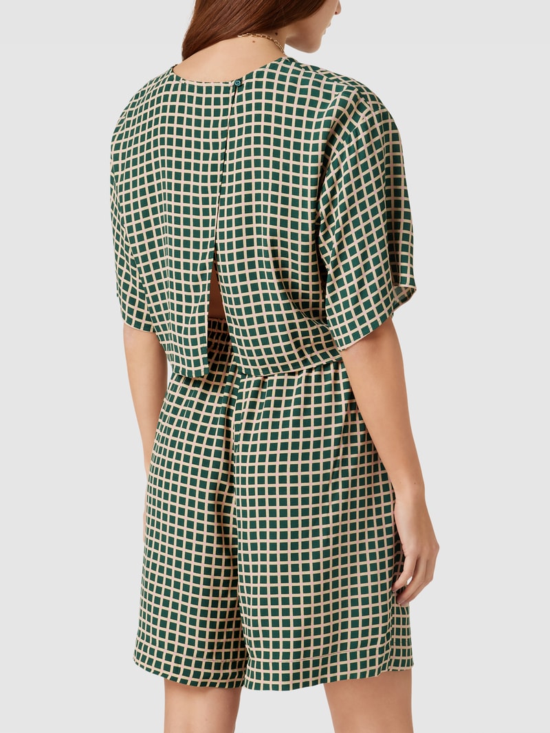 Jumpsuit mit floralem Muster in bottle