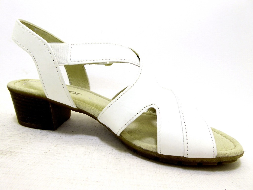 GABOR Klassische Sandalen weiss