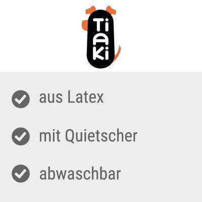 TIAKI Hundespielzeug Latex Hündchen