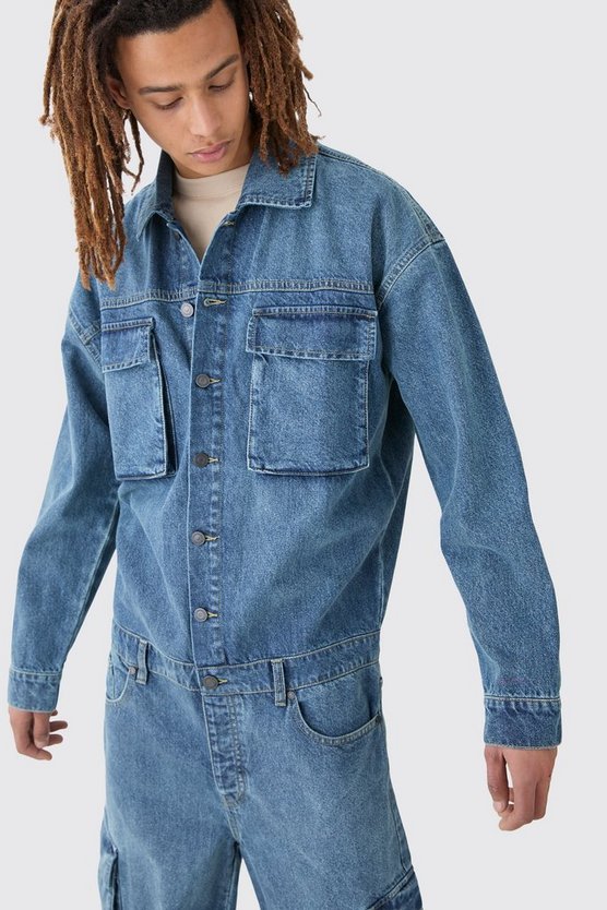 Oversize Denim-Boilersuit
