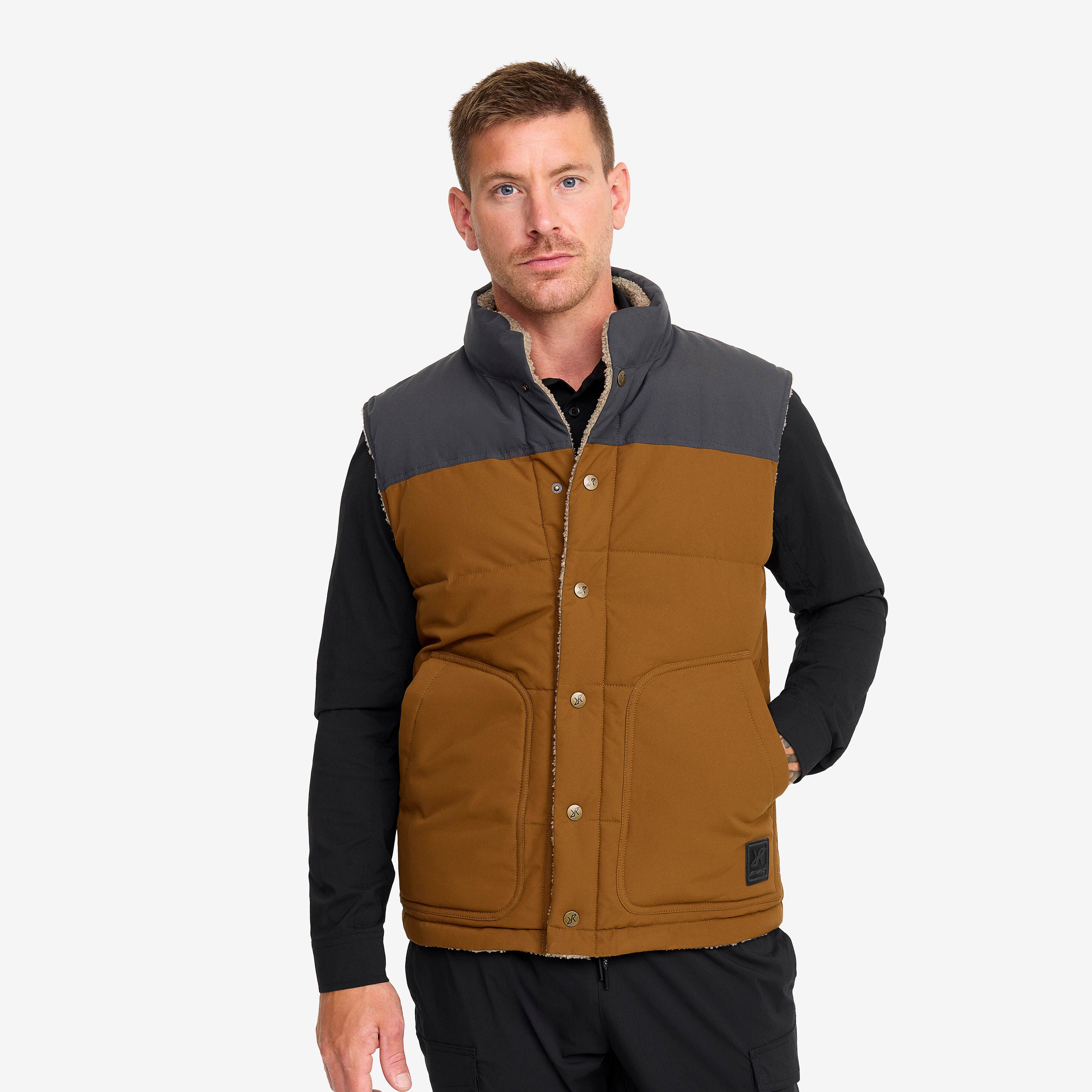 Rollick Reversible Vest Homme Rubber