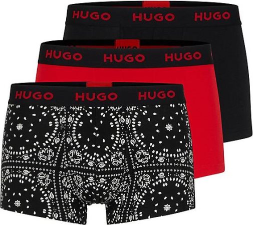 HUGO Boxershort TRUNK TRIPLET DESIGN 3er Pack