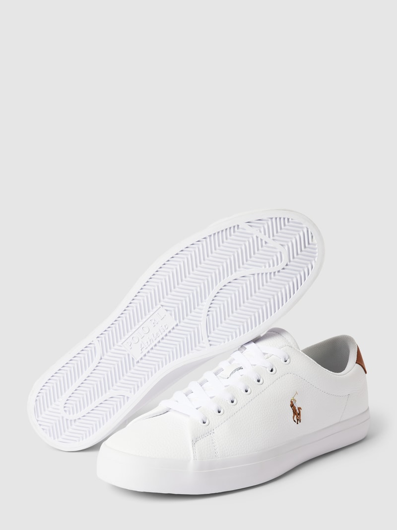 Sneaker mit Label-Stitching Modell 'LONGWOOD' in weiß