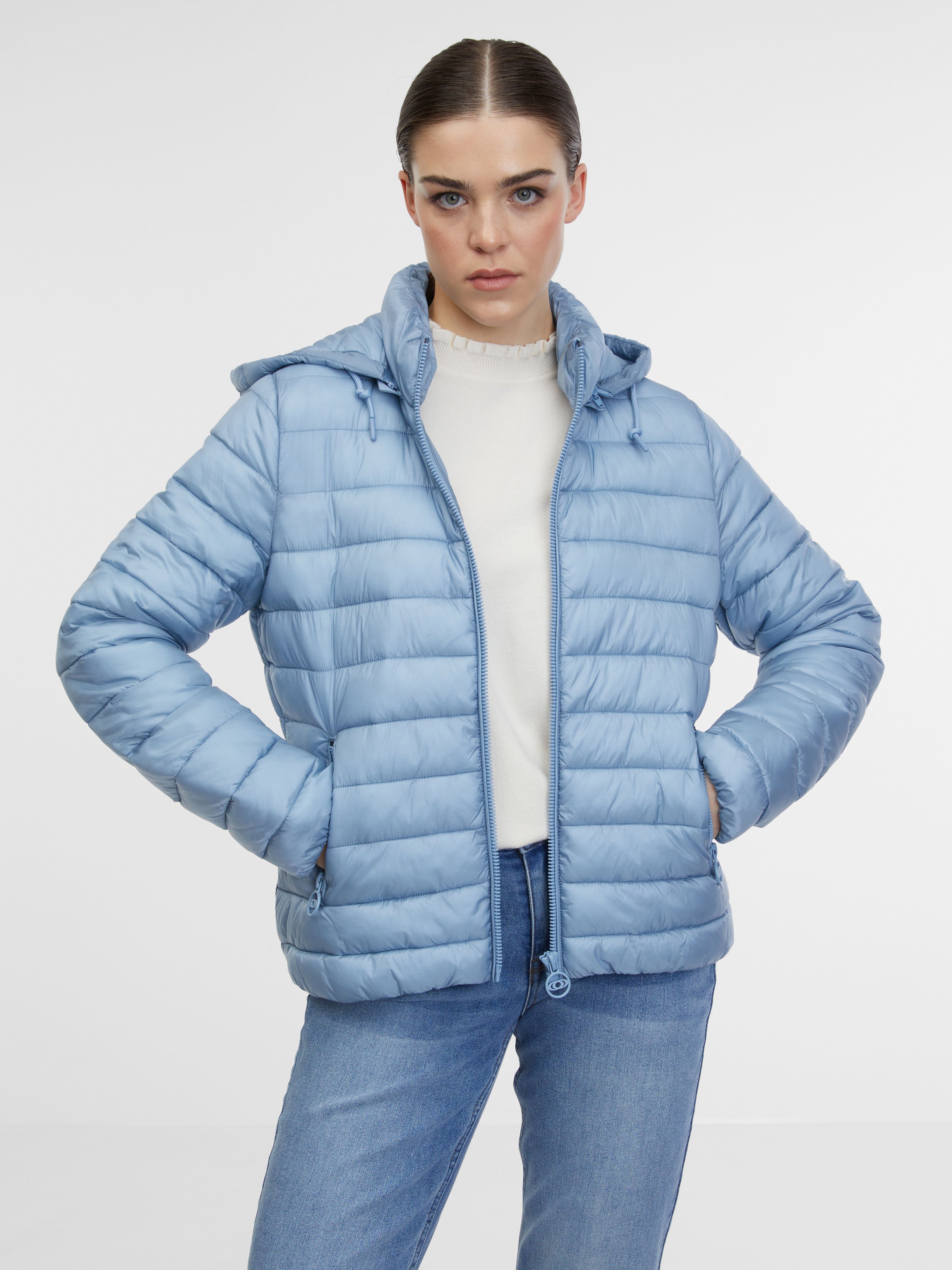 Blaue Damen-Steppjacke ORSAY