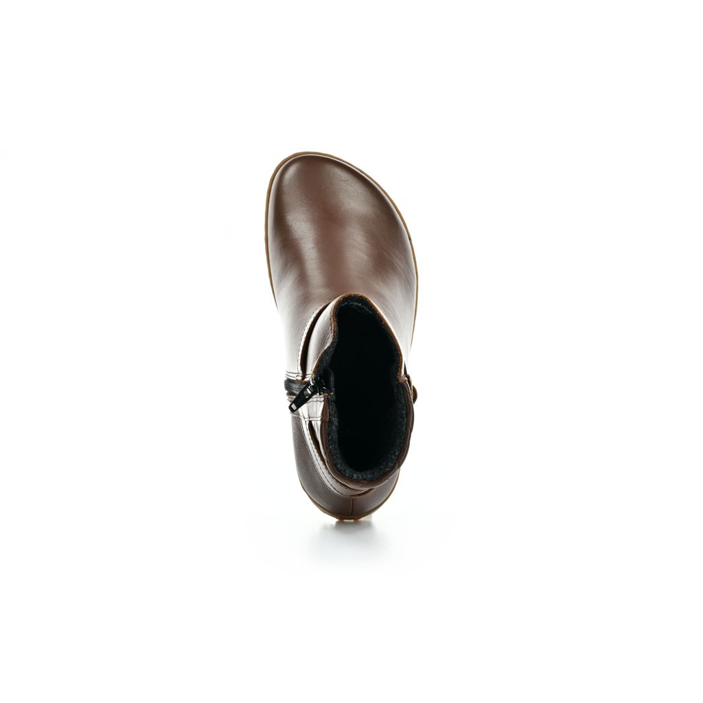Be Lenka Diva Dark Brown Barfußstiefeletten