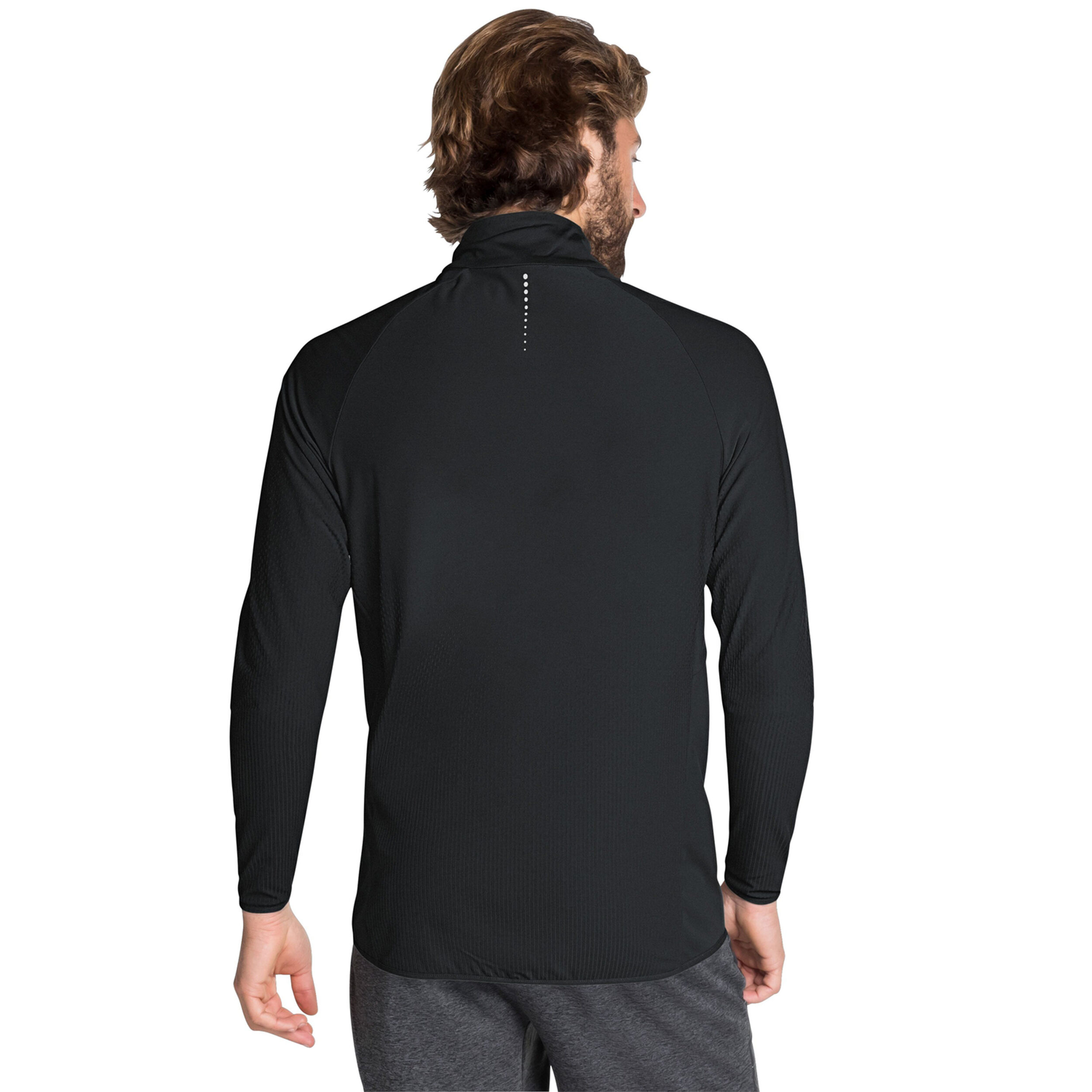Zeroweight Warm Hybrid Laufjacke Herren - Schwarz