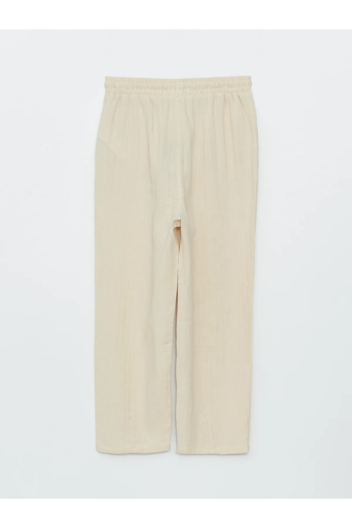 LC Waikiki  Bequem sitzende Musselin-Damenhose mit elastischem Bund