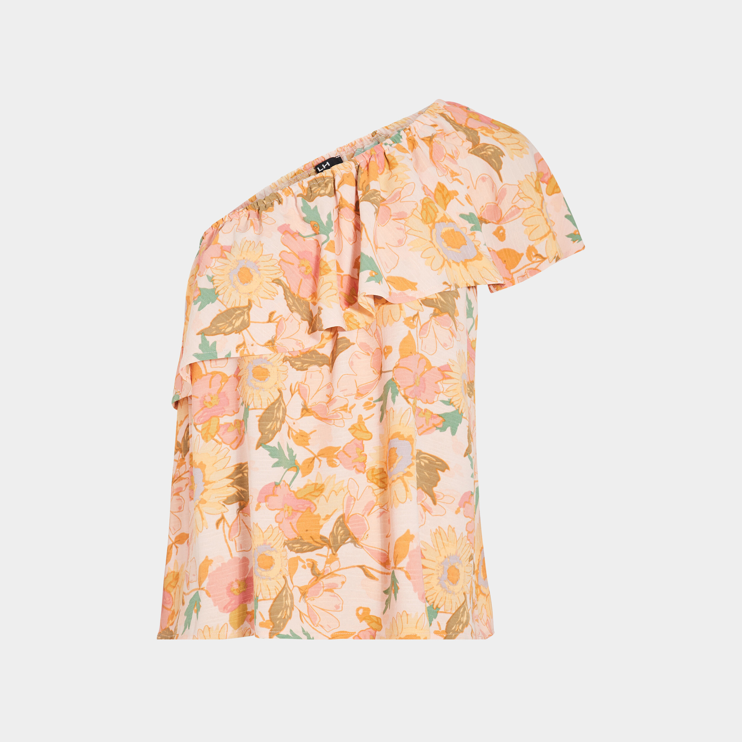 Blouse asymétrique ecru femme | La Halle