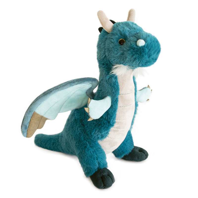 Peluche Grégoire le Dragon vert Emeraude 30 cm Histoire d’Ours