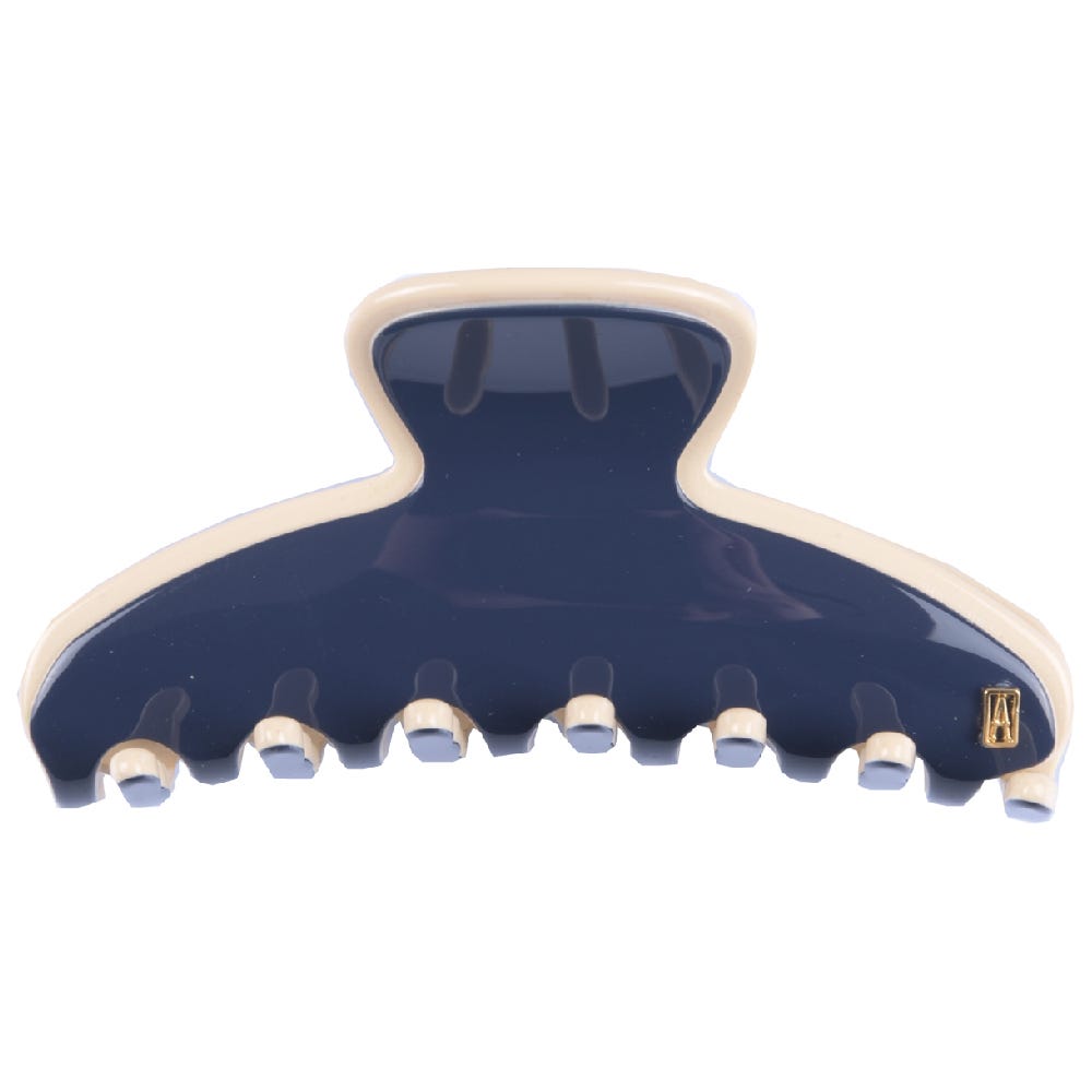 Alexandre de Paris Pince Medium Liserai marine